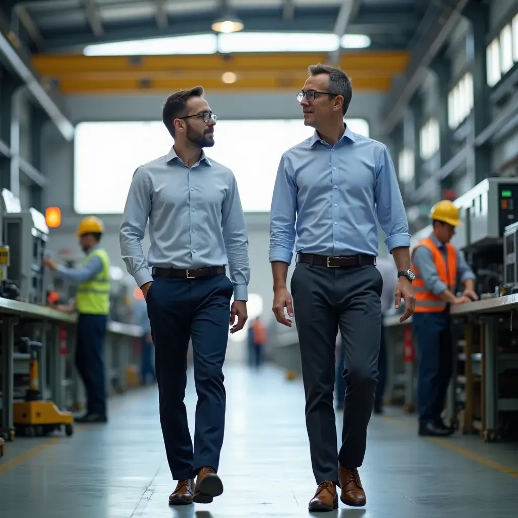 Zufriedene Klienten, die die Ergebnisse der Beratungssitzung feiern.