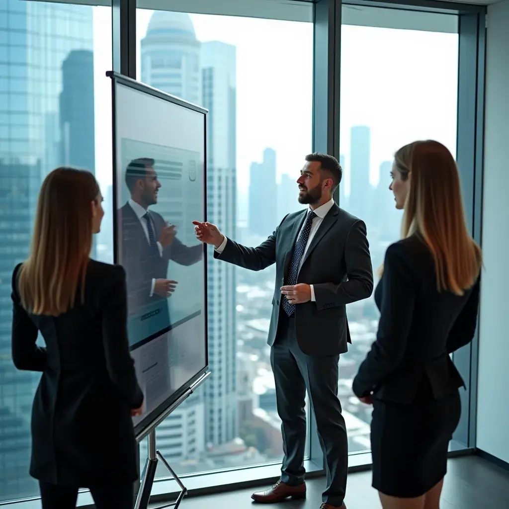 Blick auf ein modernes Bürogebäude, das eine erfolgreiche Unternehmensberatung repräsentiert.