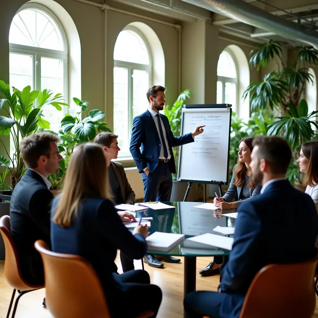 Grafik, die die Schritte des Umstrukturierungsprozesses in einem Flussdiagramm darstellt.